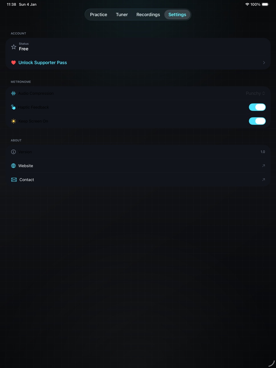 iPad screenshot