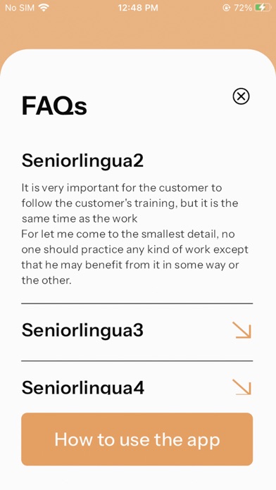 Senior Lingua: English Screenshot