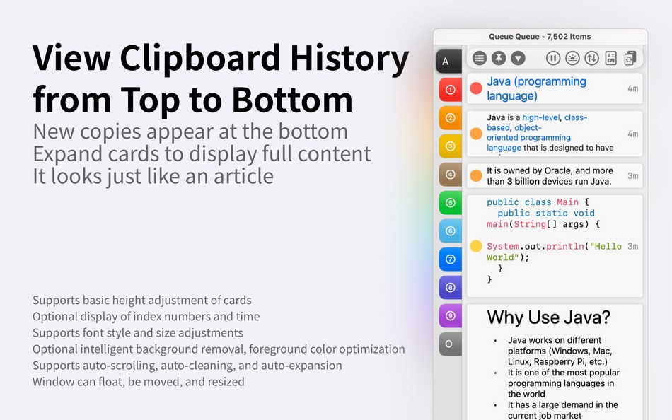 #2. Queue Queue - Merge Clipboards (macOS) 由: 书豪 何