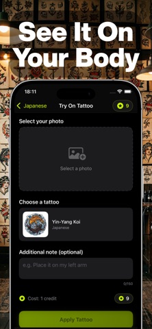 Inkify - AI Tattoo Design Screenshot 3 of 5