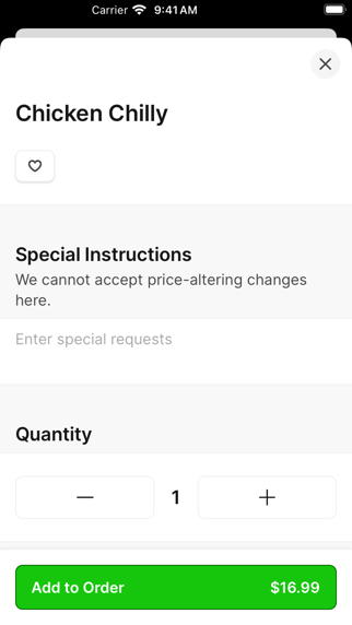 Screenshot 4 of The Spices Restaurant App
