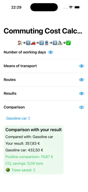 Commuter Calculator screenshot 3