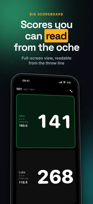 Darts Scoreboard: X01 Cricket screenshot 2