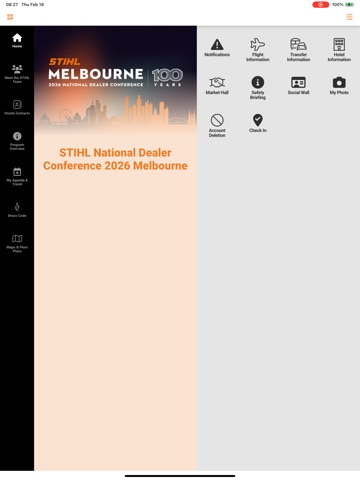 STIHL Dealer Conference 2026 iPad screenshot