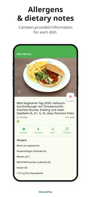 MensaPlus: Canteen Menus screenshot 4