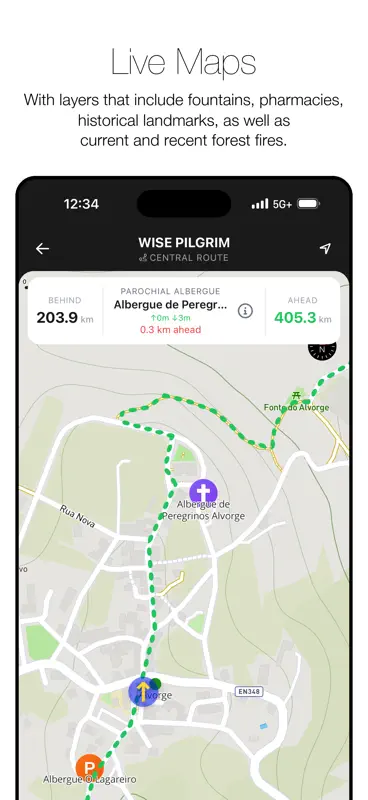 Wise Pilgrim Camino Portugués screenshot 5 of 10