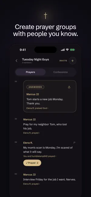 Our Father - social prayer app screenshot 3