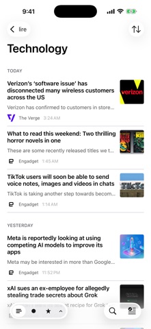 lire: RSS Reader Screenshot 3 of 9