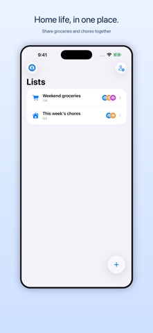 Clanly: Shared Family Lists Screenshot 1 of 4