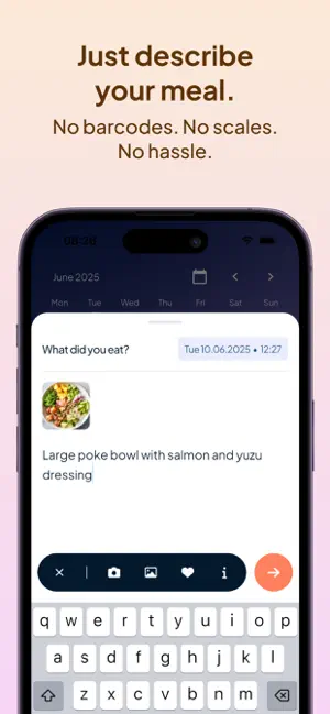 AI Calorie Tracker – Nutrinova screenshot 2