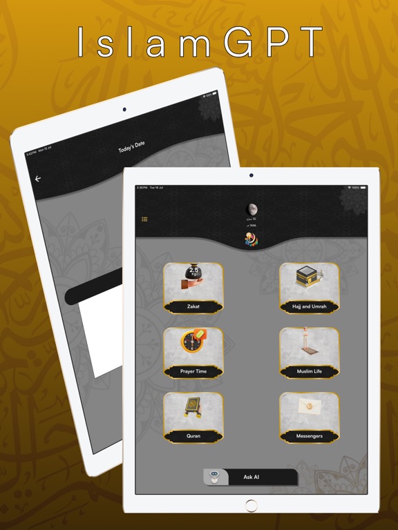 IslamGPT iPad screenshot 1 - Lifestyle app