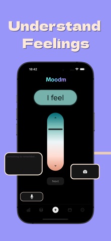 Moodm - Moods & Moments iPhone screenshot