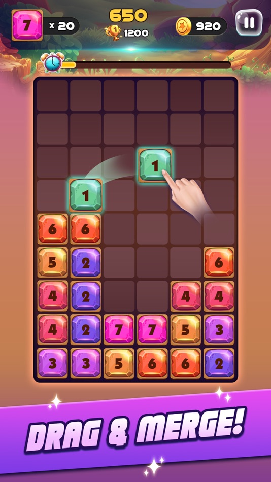 #1. UP25! Merge Block Puzzle (iOS) Av: CMZ Soft