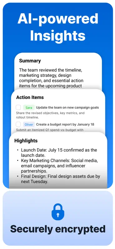 Summary - AI Note Taker screenshot 3 of 9