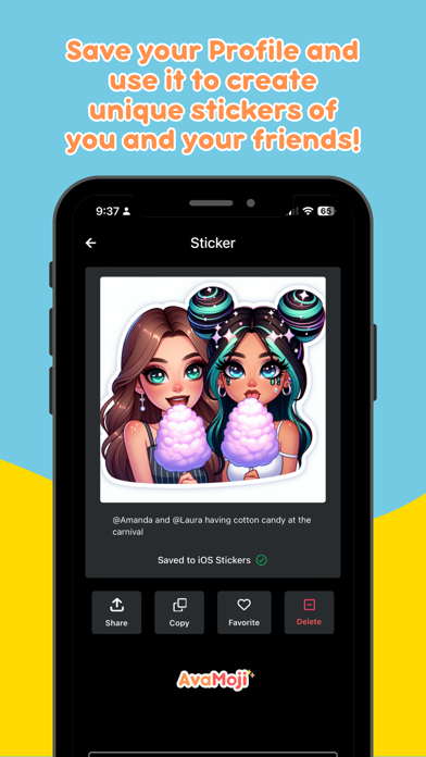 AvaMoji iPhone screenshot 4 - Social Networking app