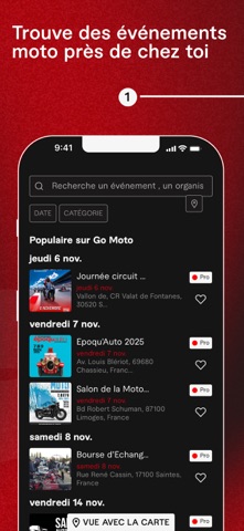 Go Moto - Évènement moto screenshot