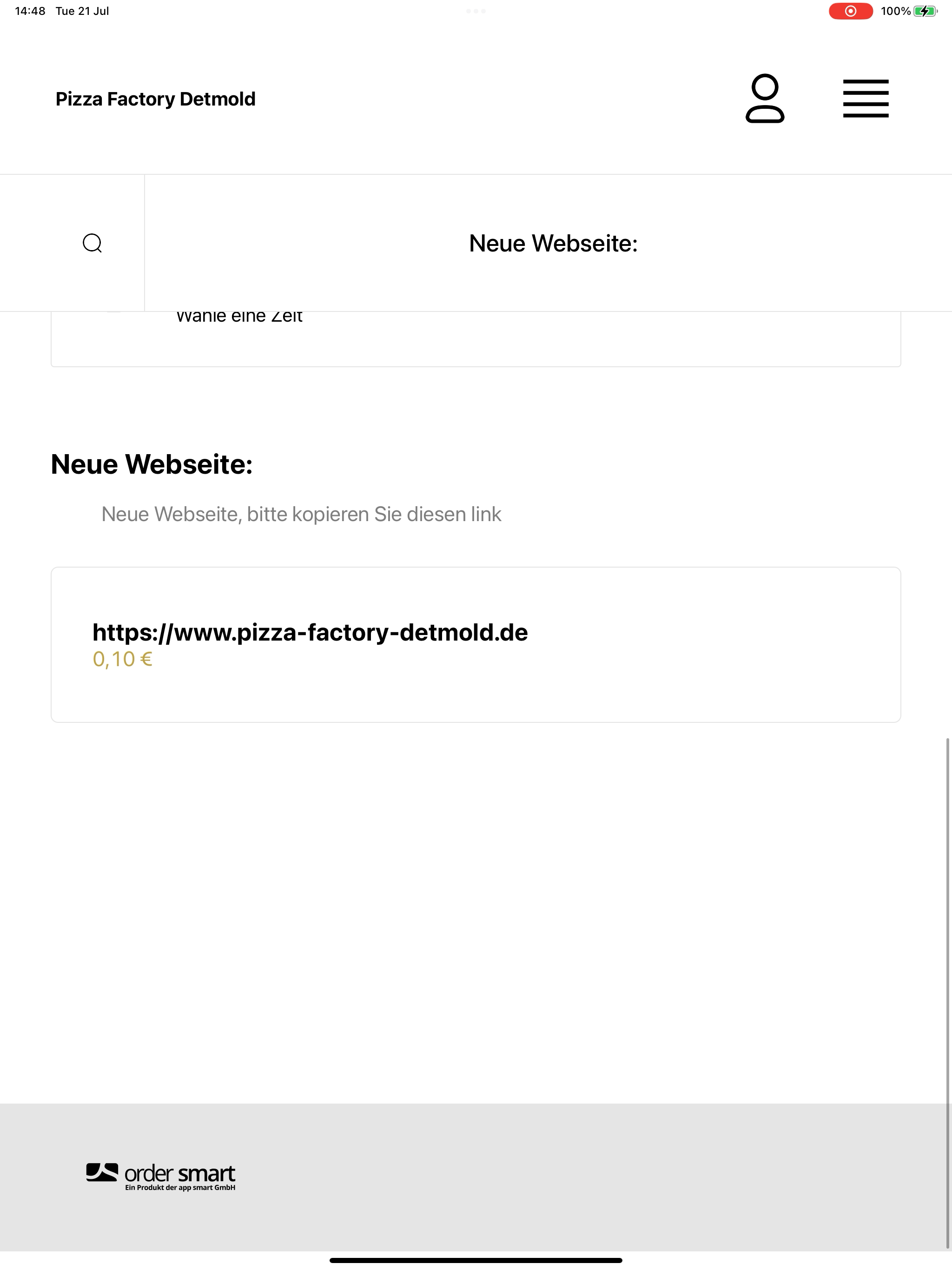 Pizza Factory Detmold screenshot 14