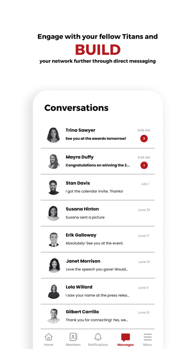 TITAN 100 iPhone screenshot 5 - Social Networking app