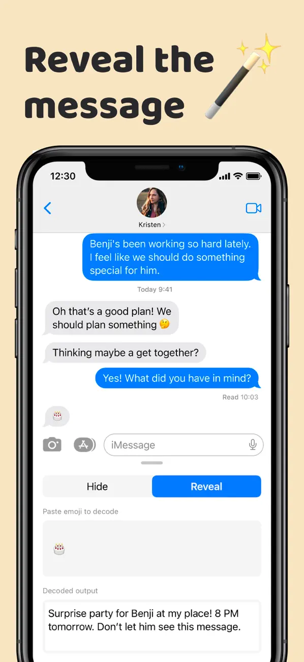 Screenshot #3 pour Textmask - Stealth Messages