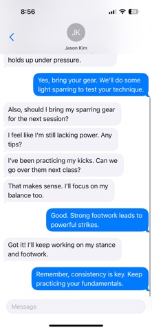 Zivvy Messenger iPhone screenshot