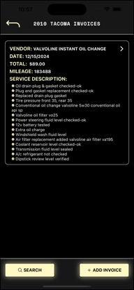 Vehicle Maintenance Log: VML screenshot 5