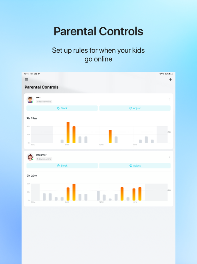TP-Link Tether スクリーンショット