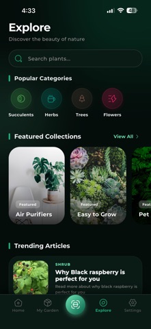 Plant Identifier & Care - AI iPhone screenshot
