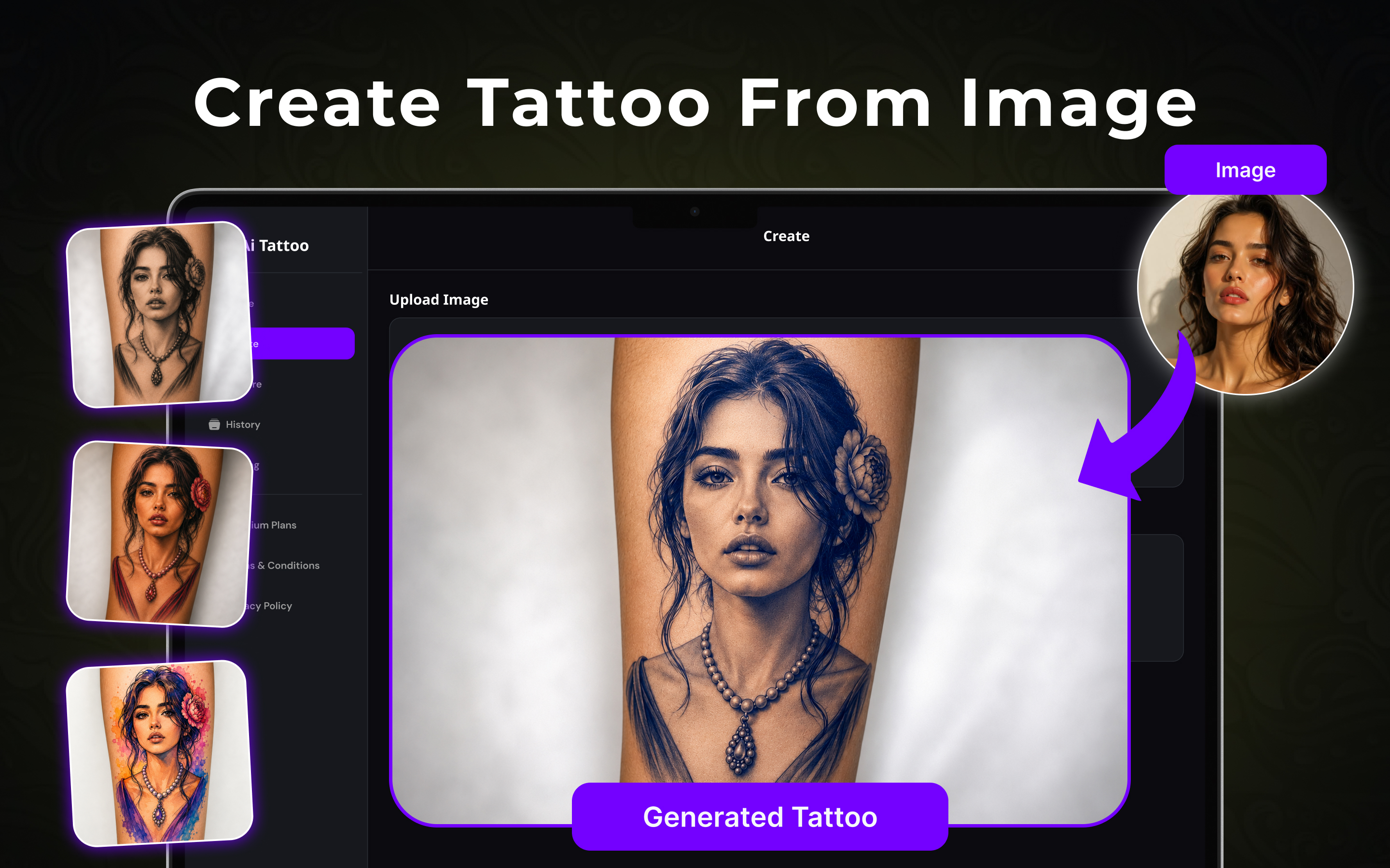 InkStyle: Tattoo Design Try on screenshot 20