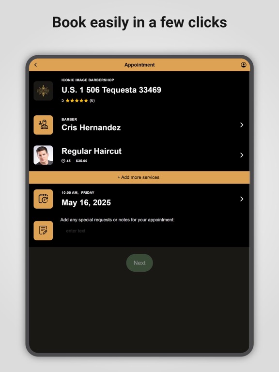 App screenshot