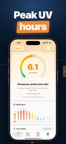 UV Index Widget - SPF Tanning iPhone screenshot 5