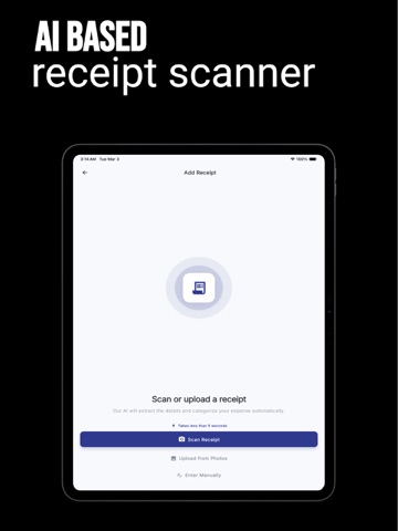 Snap Receipt: Expense Tracker iPad screenshot