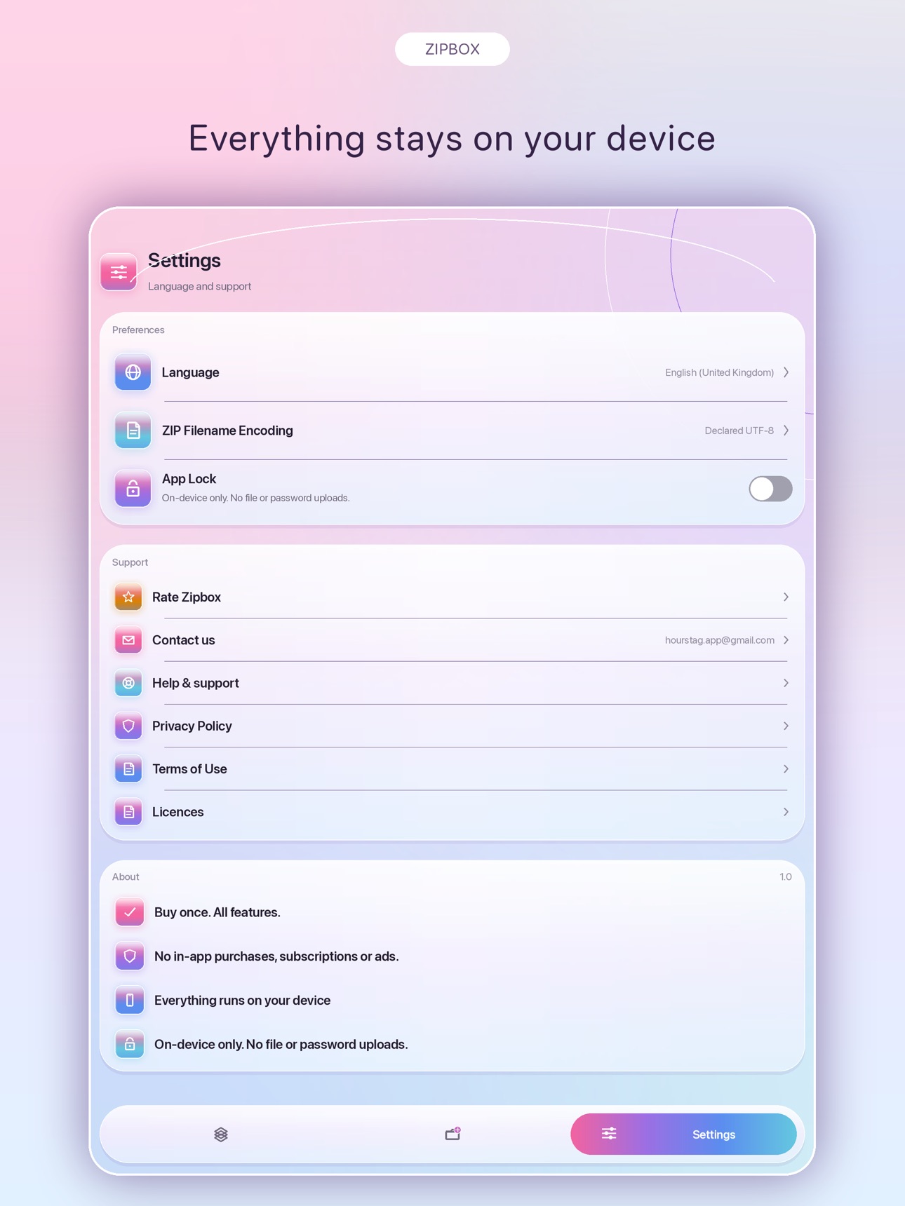 Screenshot 12 of Zipbox: Unzip RAR, ZIP & 7z