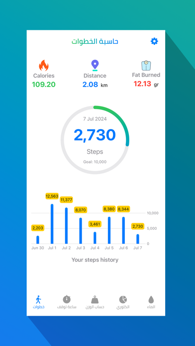 خطواتي - الوزن المثالي Screenshot