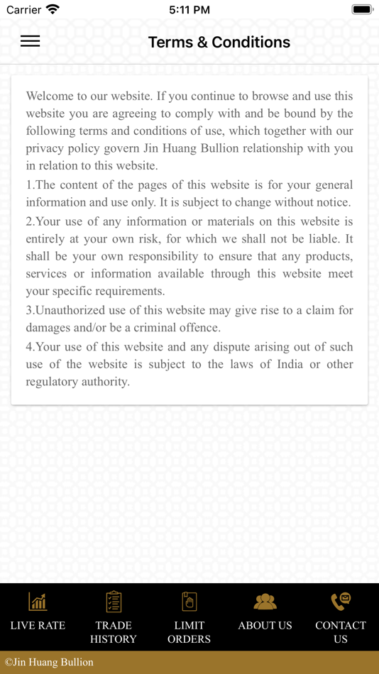 #4. Jin Huang Bullion (iOS) 게시자: LOGIMAX TECHNOLOGIES PRIVATE LIMITED
