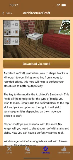Screenshot von MC - Latest Furniture DLC Mods auf dem iPhone 5