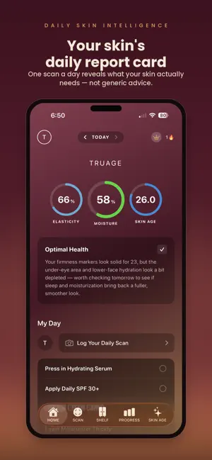 Truage: Skin Age & Health screenshot 1