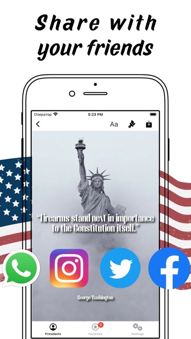 Presidents Motivational Quotes Screenshot