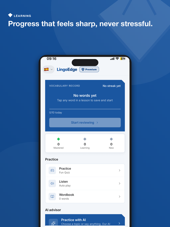 Speak Languages - LingoEdge iPad screenshot
