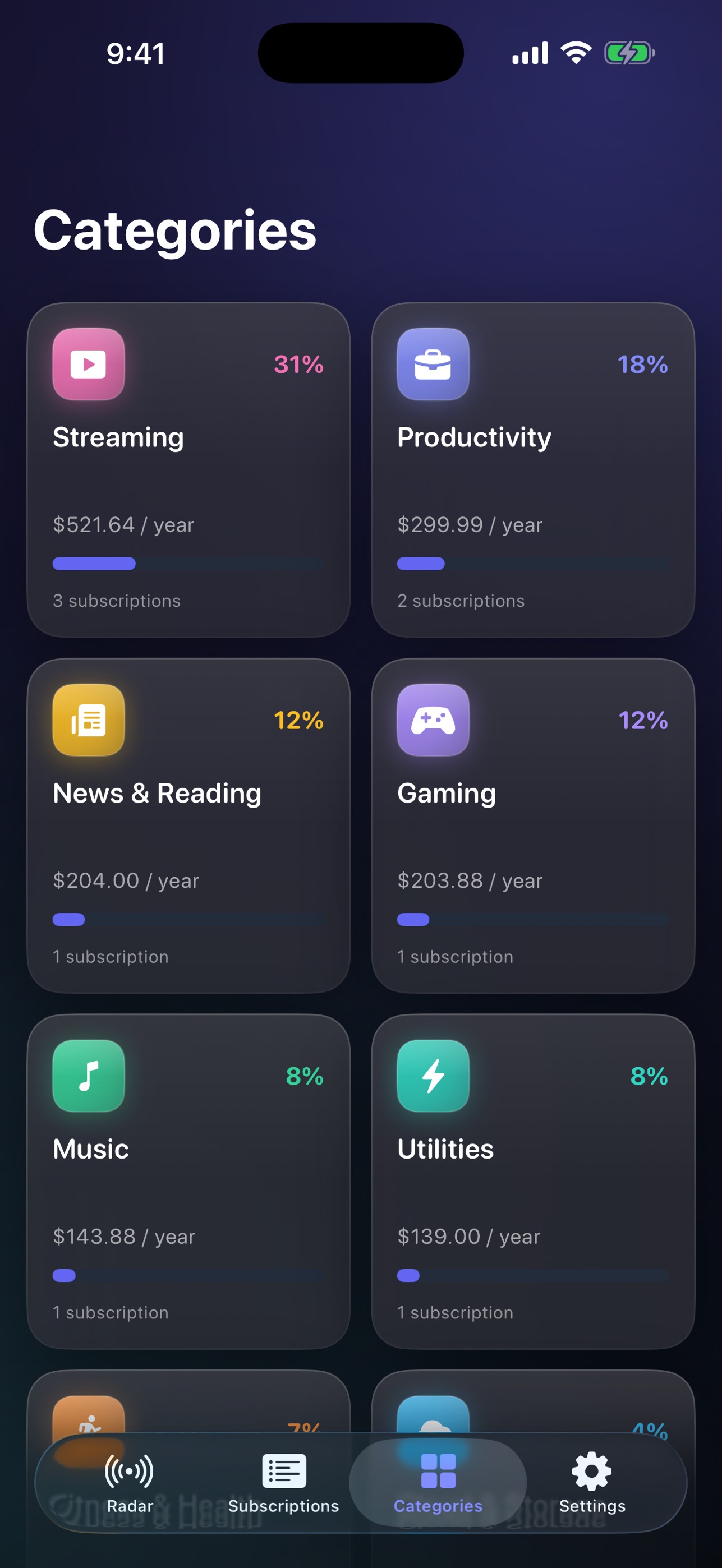 Screenshot 4 of SpendRadar: Sub Tracker