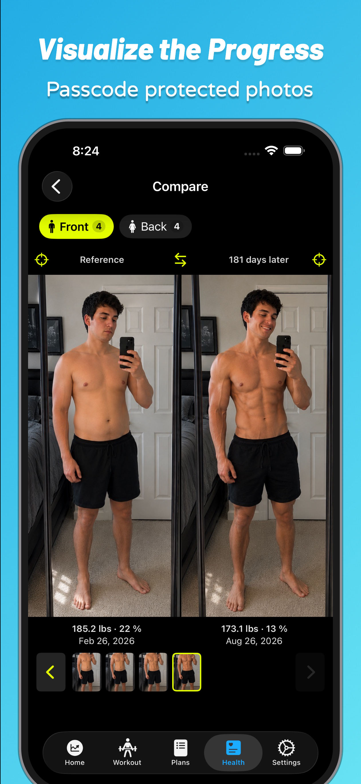 HeavyTrack Gym Workout Tracker screenshot 5