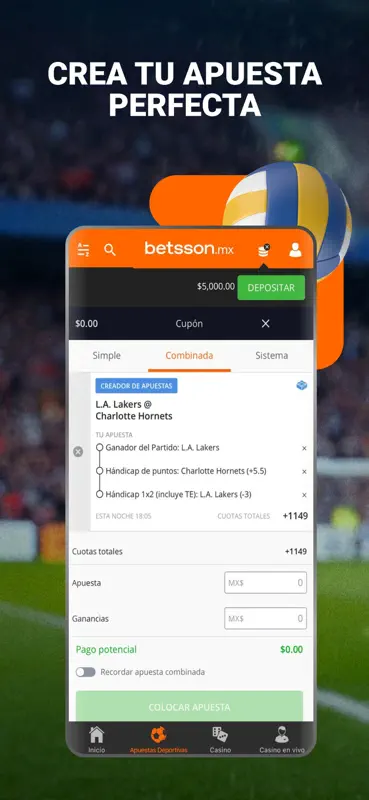 Betsson.mx: Deportes y Casino screenshot 6 of 7
