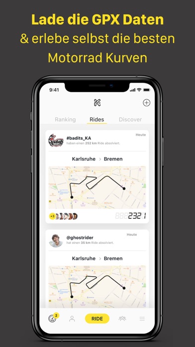 Kurvenheld: Motorradtouren screenshot