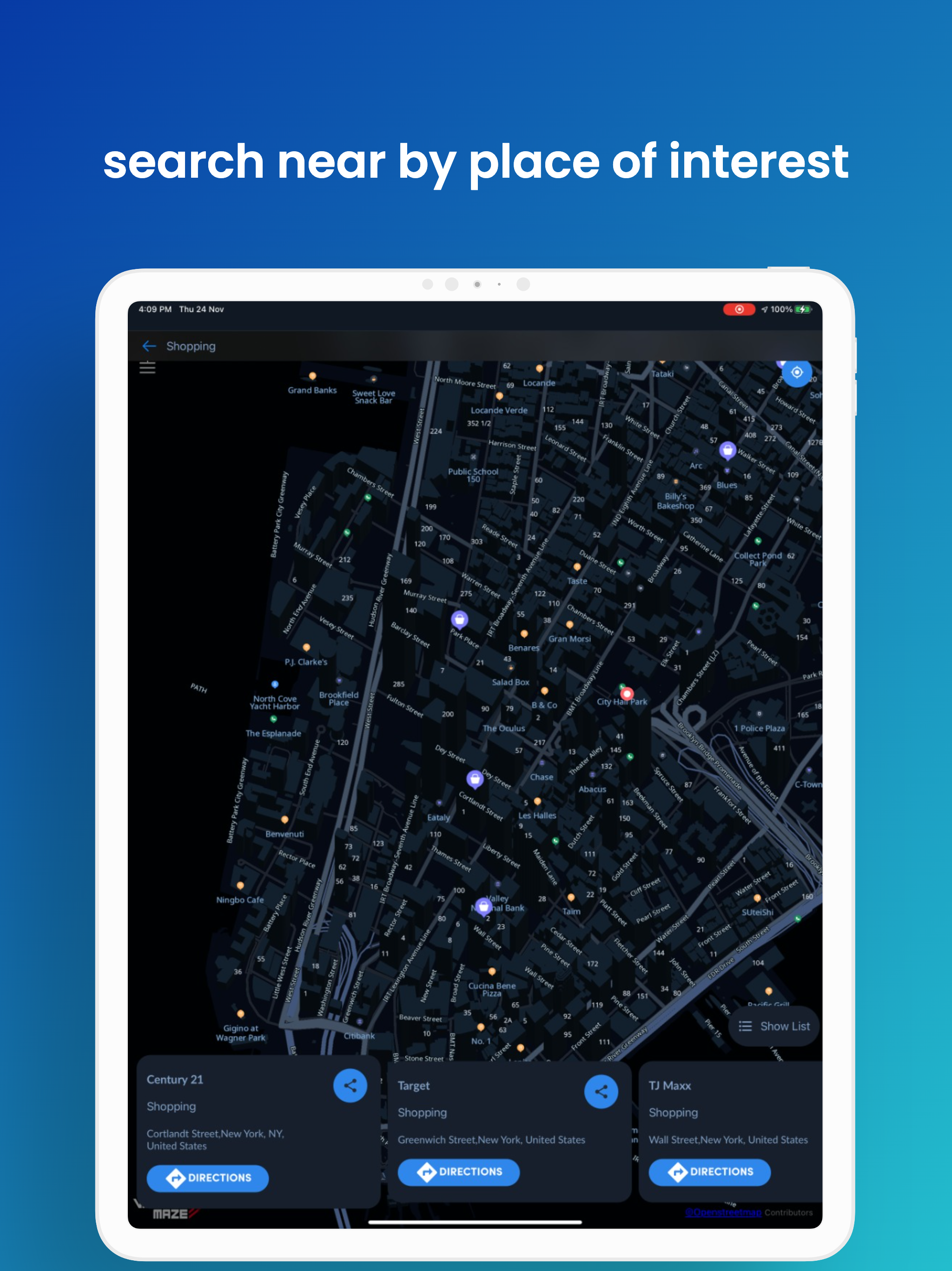 Offline Map Navigation