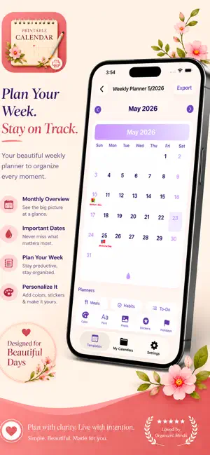 Printable Calendars screenshot 2