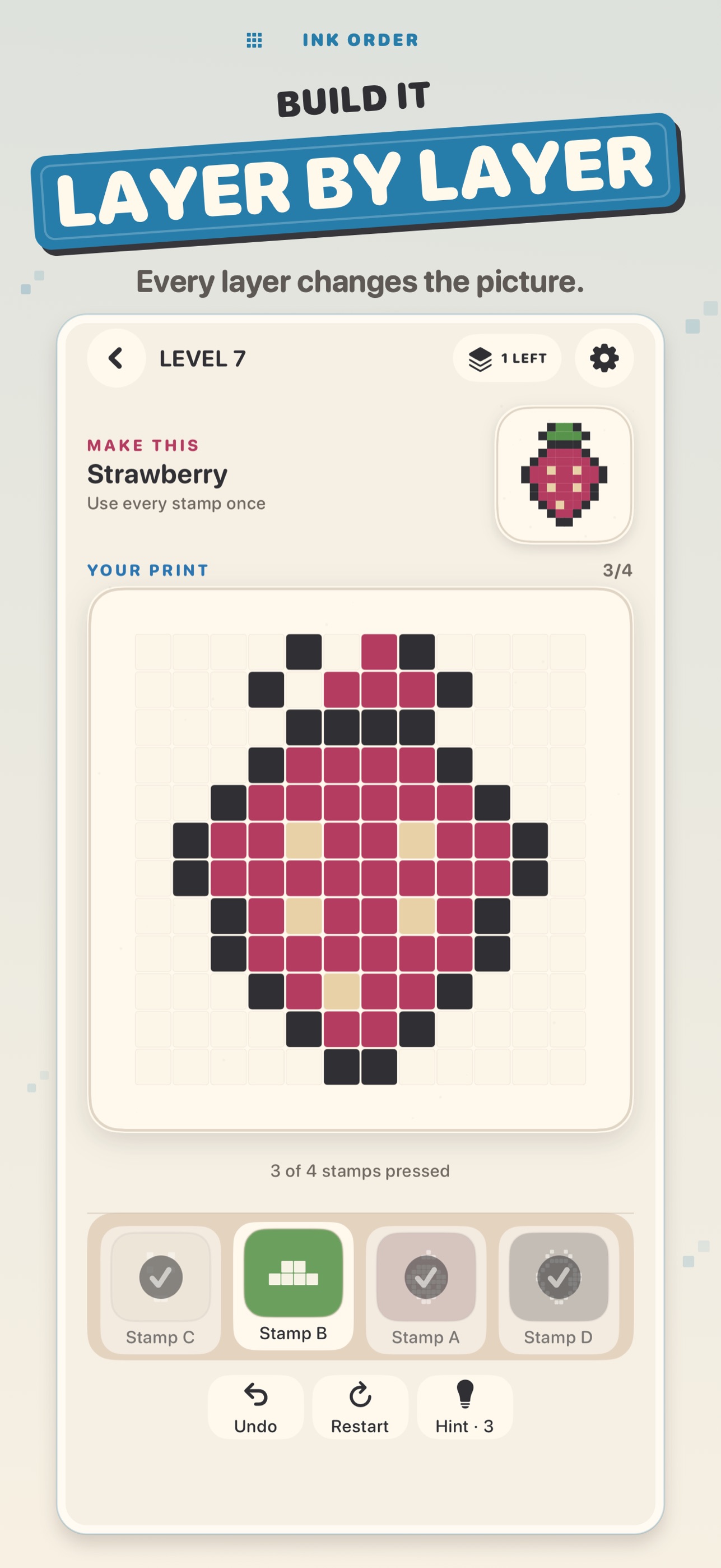Screenshot 2 of Ink Order: Pixel Art Puzzles