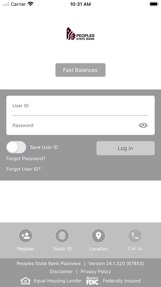 #2. PSB Plainview Mobile (iOS) 由: Peoples State Bank of Plainview