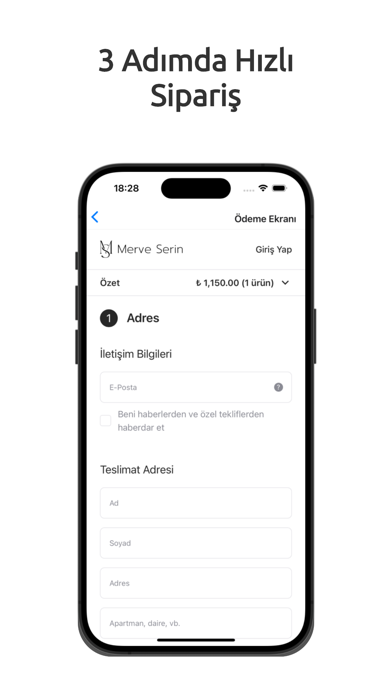 Merve Serin - Online Alışveriş Screenshot