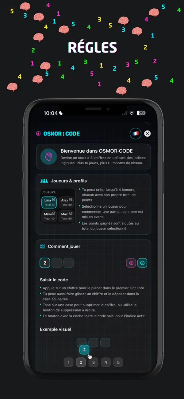#2. OsmorCode - Trouve le code (iOS) di: Lina Amdouni