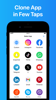 Dual Space: Multiple Accounts. screenshot 1