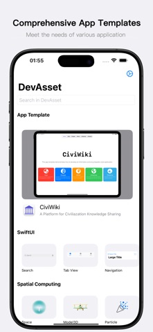 DevAsset iPhone screenshot
